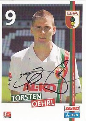 Torsten Oehrl FC Augsburg 2011-12 Autogrammkarte + A34679