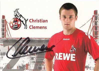 Christian Clemens 1. FC Köln 2010-11 Autogrammkarte + A34728