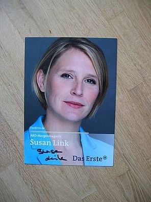 ARD Morgenmagazin Fernsehmoderatorin Susan Link - handsigniertes Autogramm!!!
