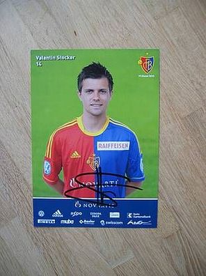 FC Basel Saison 12/13 Valentin Stocker - handsigniertes Autogramm!!!