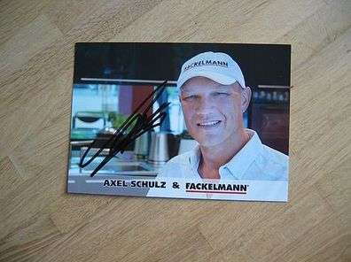 Deutscher Boxstar Axel Schulz - handsigniertes Autogramm!!!