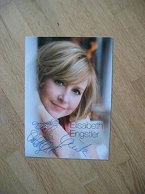 Musikstar & ORF Fernsehmoderatorin Elisabeth Engstler - handsigniertes Autogramm!!!