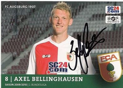 Axel Bellinghausen FC Augsburg 2009-10 Autogrammkarte + A34971