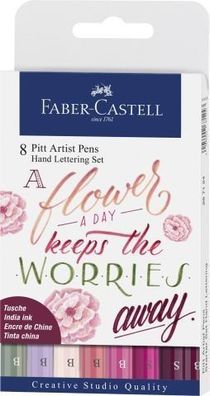 Faber-Castell Tuschestift Pitt Artist Pen, 8er Etui (267124)