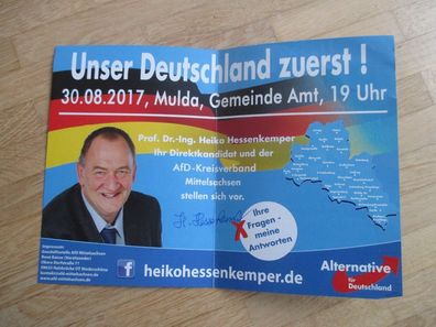 MdB AfD Politiker Prof. Dr. Heiko Heßenkemper - handsigniertes Autogramm!!