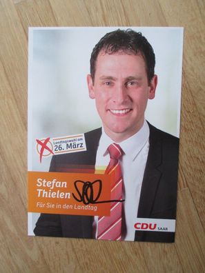 Saarland CDU Politiker Stefan Thielen - handsigniertes Autogramm!!!