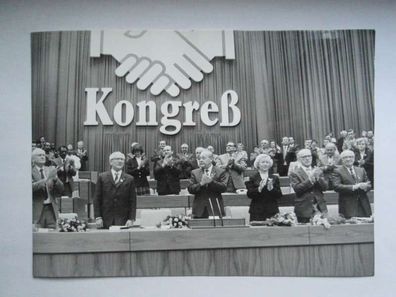 DDR Foto Mappe , 10. FDGB Kongress , Honecker, Krenz u.v. andere