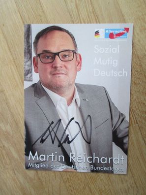 MdB AfD Politiker Martin Reichardt - handsigniertes Autogramm!!!