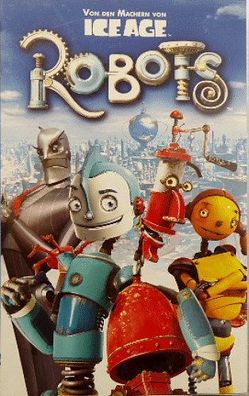 ROBOTS - VHS Video Kassette - Kinofilm Spielfilm Animationsfilm