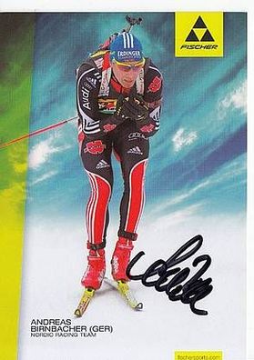 Andreas Birnbacher Autogrammkarte original Signiert Biathlon + A35212