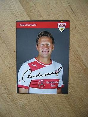 Weltmeister 1990 DFB Nationalspieler VfB Stuttgart Guido Buchwald hands. Autogramm!!!