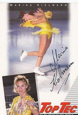 Marina Kielmann Autogrammkarte Original Signiert Eiskunstlauf + A35235