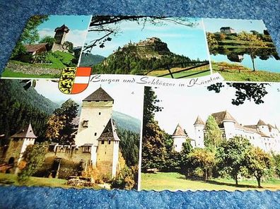 3122 / / Ansichtskarte---Burgen und Schlösser in Kärnten