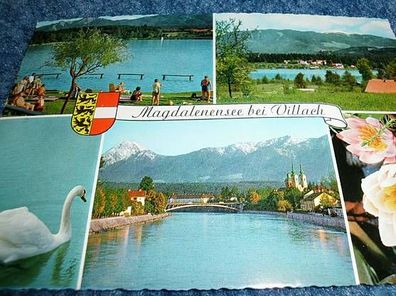3123 / / Ansichtskarte---Magdalenensee bei Villach