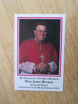 Weihbischof im US Militärordinariat Neal James Buckon - handsigniertes Autogramm!!