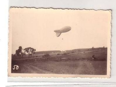 55043 Foto deutscher Beobachtungsballon im 2. Weltkrieg