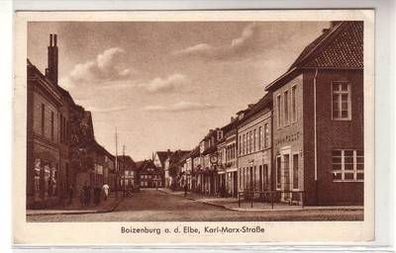 13295 Ak Boitzenburg an der Elbe Karl Marx Strasse 1949