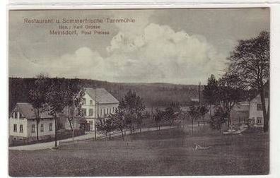56487 Ak Meinsdorf Restaurant und Sommerfrische Tannmühle 1915