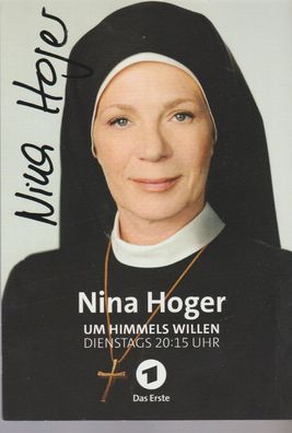 Nina Hoger Autogramm Um Himmels Willen