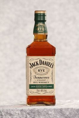 Jack Daniel's Tennessee Straight Rye Whiskey 0,7 ltr.