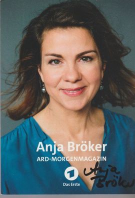 Anja Bröker Autogramm ARD-Morgenmagazin