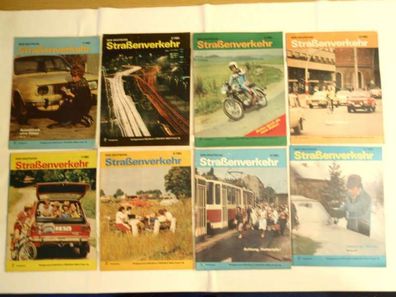 8 x Der Deutsche Straßenverkehr 1983 Nr.1,2,4,5,7,8,9,12 DDR Oldtimer