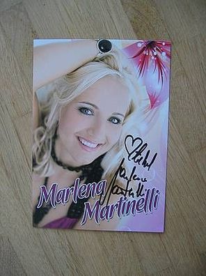 Schlagerstar Marlena Martinelli - handsigniertes Autogramm!!!