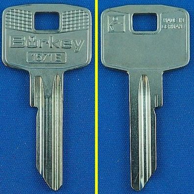 Schlüsselrohling Börkey 1671 E für verschiedene Abus, Pfaffenhain Profilzylinder