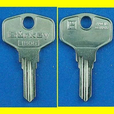 Schlüsselrohling Börkey 1806 für verschiedene Burgwächter, Hoppe, Roto / Fenster