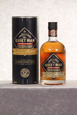 The Quiet Man 12 Jahre Irish Single Malt 0,7 ltr. "Small Batch Sherry Finished"