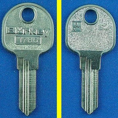 Schlüsselrohling Börkey 1786 für verschiedene Häfele Serie 1-3936 Möbelzylinder und