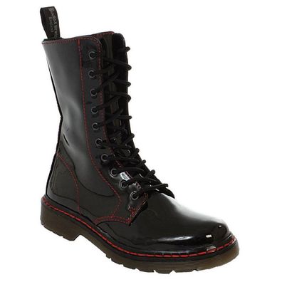 Boots & Braces 10-Loch Lackstiefel Bloody Patent