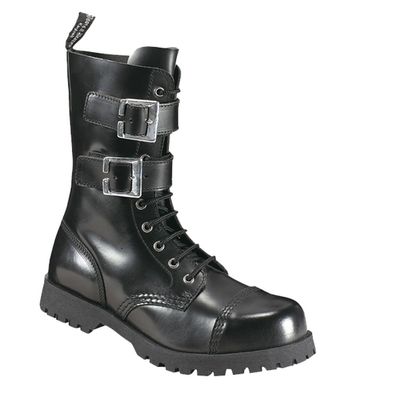 Boots & Braces Stiefel 10-Loch 2-Buckle