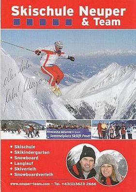 Hubert Neuper Autogrammkarte Original Signiert Ski Alpin + G 5295