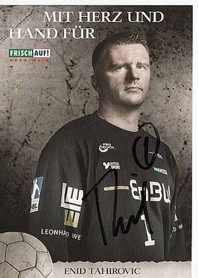 Enid Tahirovic Frisch auf Göppingen 2011-12 Orig. Sign. TOP AK Handball + A35390