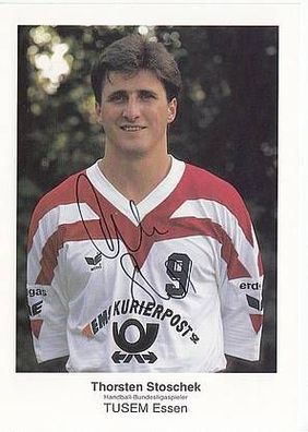 Thomas Stoschek TUSEM Essen 1990-91 TOP AK Original Signiert Handball + A35497