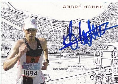 Andre Höhne Autogrammkarte Original Signiert Leichathletik + A35617
