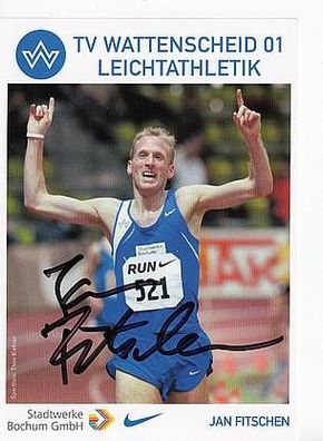 Jan Fitschen Autogrammkarte Original Signiert Leichathletik + A35657