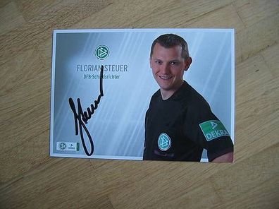 DFB Bundesligaschiedsrichter Florian Steuer - handsigniertes Autogramm!!!