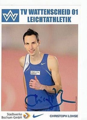 Christoph Lose Autogrammkarte Original Signiert Leichathletik + A35758