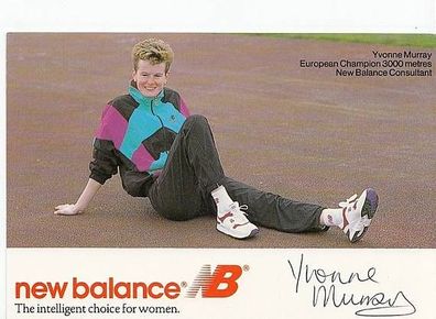 Yvonne Murray Autogrammkarte Original Signiert Leichathletik + A35773