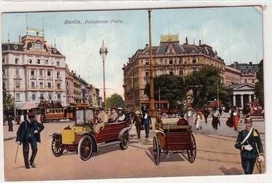 56265 Ak Berlin Potsdamer Platz mit Verkehr 1908