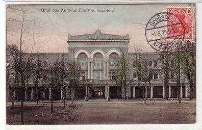 56239 Ak Gruß aus Kurhaus Elmen bei Magdeburg 1913