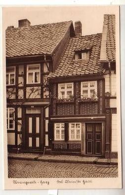 55452 Ak Wernigerode Harz das kleinste Haus um 1940