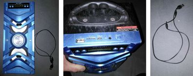 HITSAN Digital MS-191BT Subwoofer Sound Box Bluetooth USB TF Mp3 FM Radio AUX LED SD