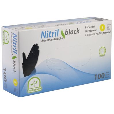 Medi-Innn Nitril Einmalhandschuhe black Nitril Handschuhe