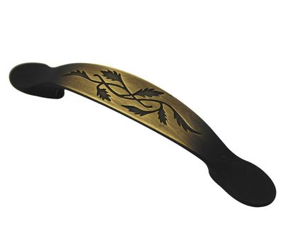 Antik Messing Lochabstand 128 mm Gamet M/öbelgriff Schubladengriff Schrankgriff aus Metall