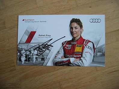 DTM Audi Star Rahel Frey - handsigniertes Autogramm!!!