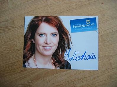 WDR Sportschau Fernsehmoderatorin Monica Lierhaus - handsigniertes Autogramm!!!