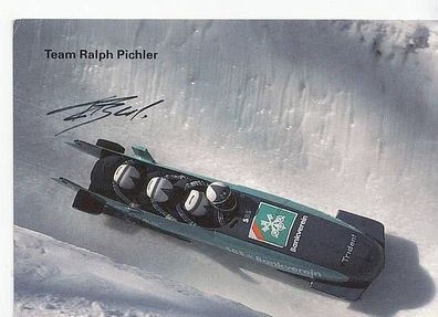Ralph Pichler Autogrammkarte Original Signiert Bob + A36043